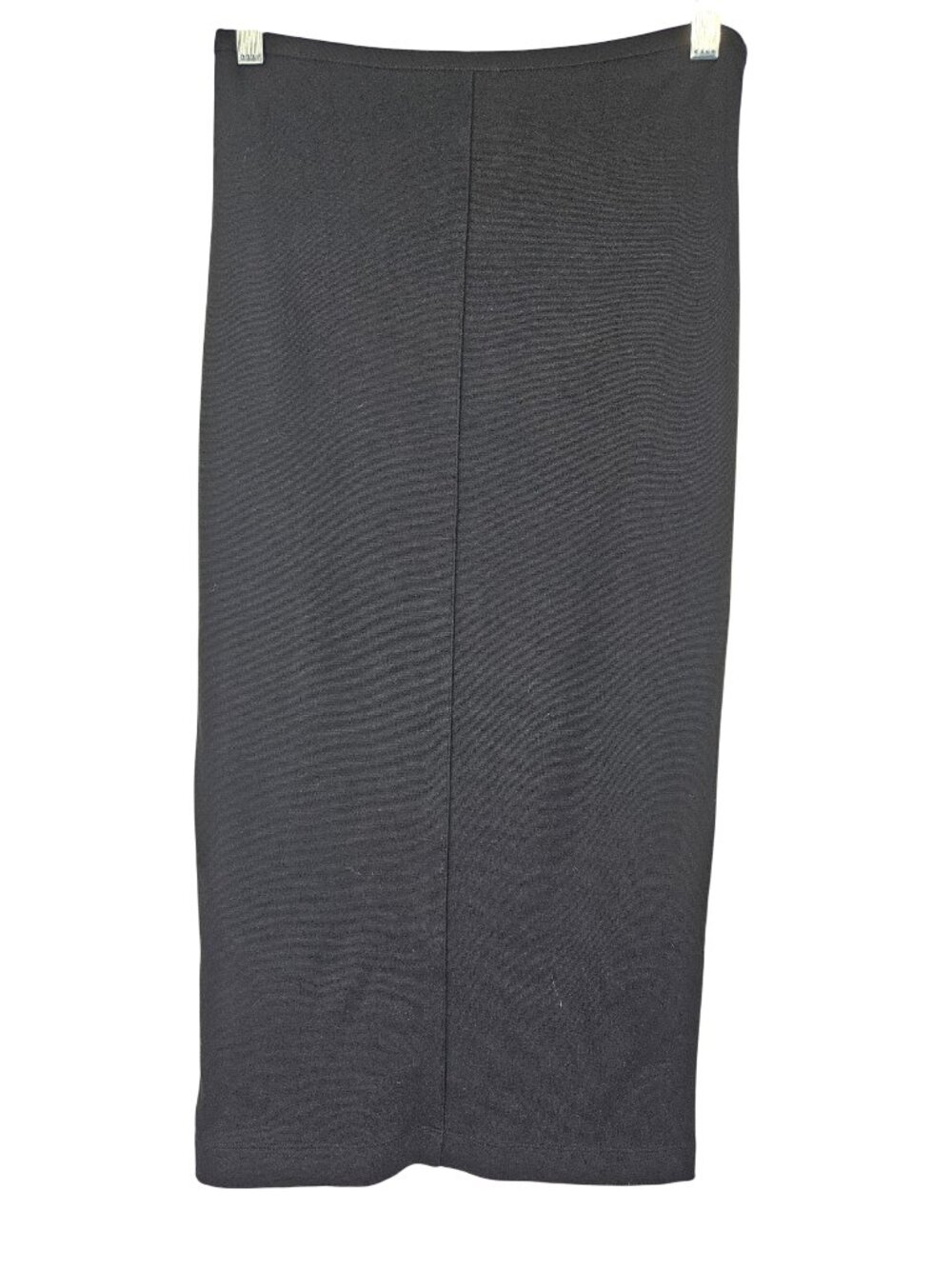 Fuzzi Jean Paul Gaultier Midi Pencil Skirt Black Womens Size M Minimalist Career